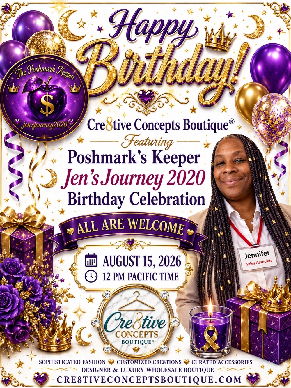 8/15-🎉Join @Jensjourney2020 Birthday Celebration Share Show